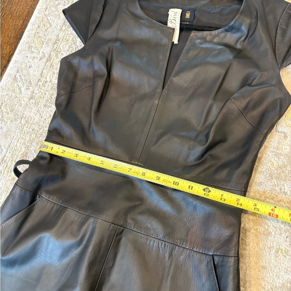Bird By Juicy Couture Black Leather Mini Dress - Picture 10 of 13